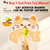 【Buy 1, Get Free Toy Mouse!】Wall Mounted Cat Scratching Board