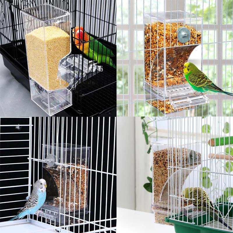 🐦Automatic No-Spill Transparent Bird Feeder