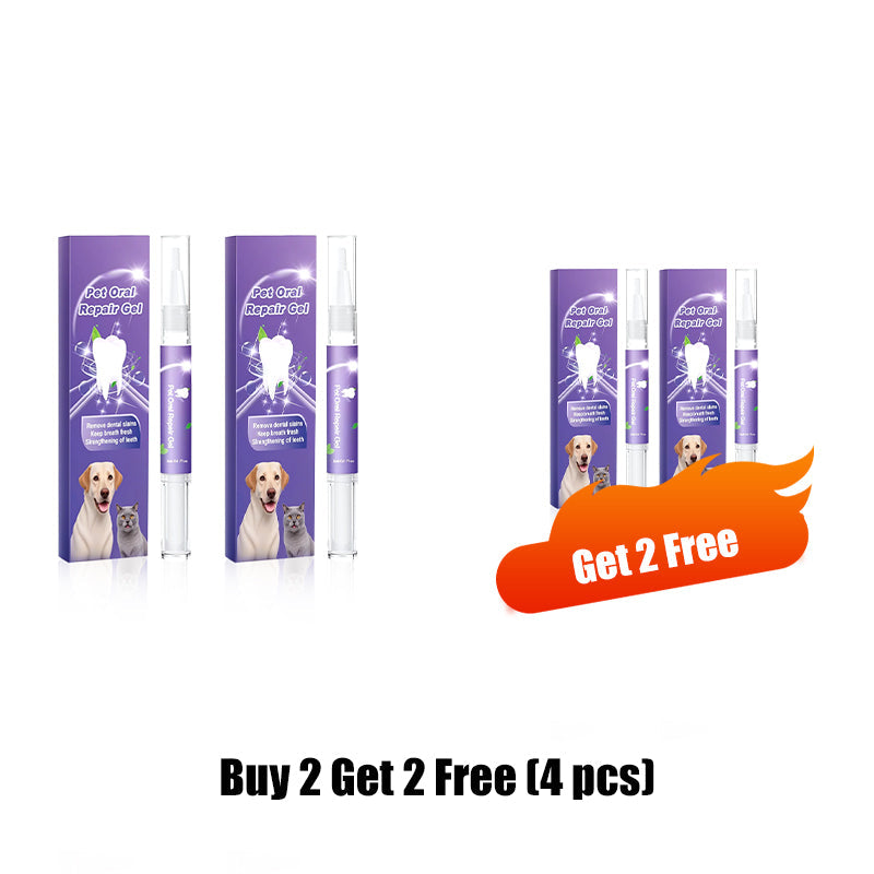 🔥 LAST DAY -BUY 1 GET 1 FREE 🔥 Pet Oral Repair Gel Toothbrush 🐱🐶