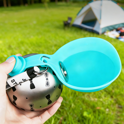 🐾 Foldable Pet Water Bottle – Portable, Leak-Proof & Perfect for Travel ✨💧